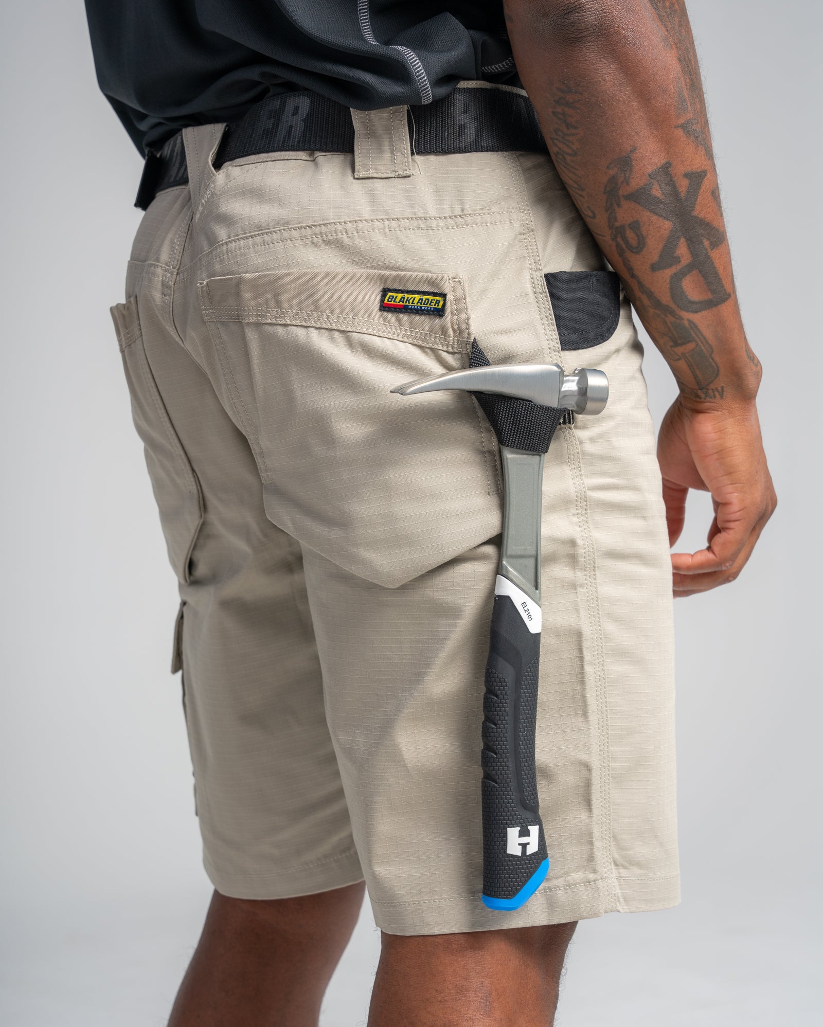 blaklader-ripstop-lite-short-de-travail-noir-l-ger image 7