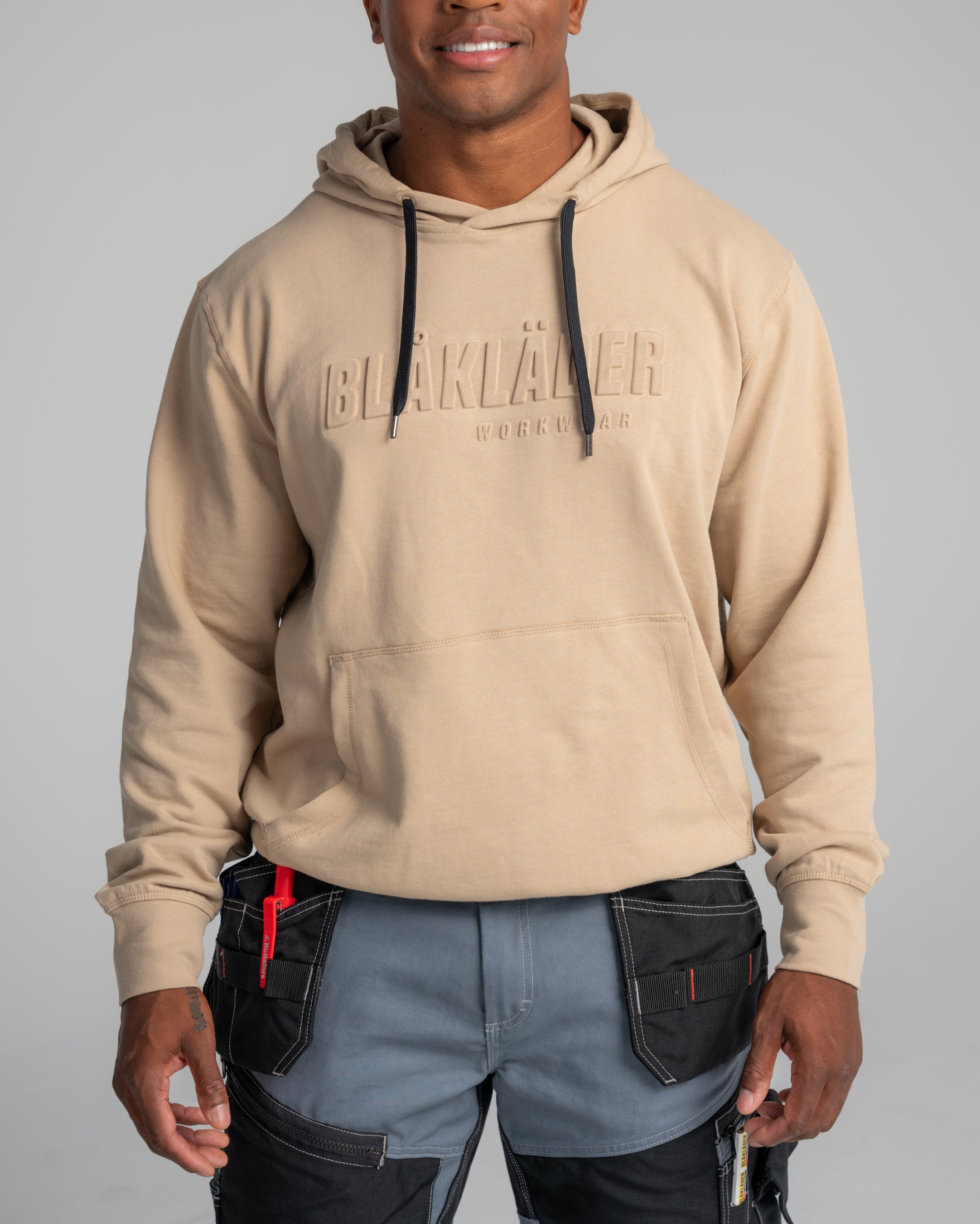 blaklader-3d-hoodie-sweat-capuche-burned-red-coton image 5