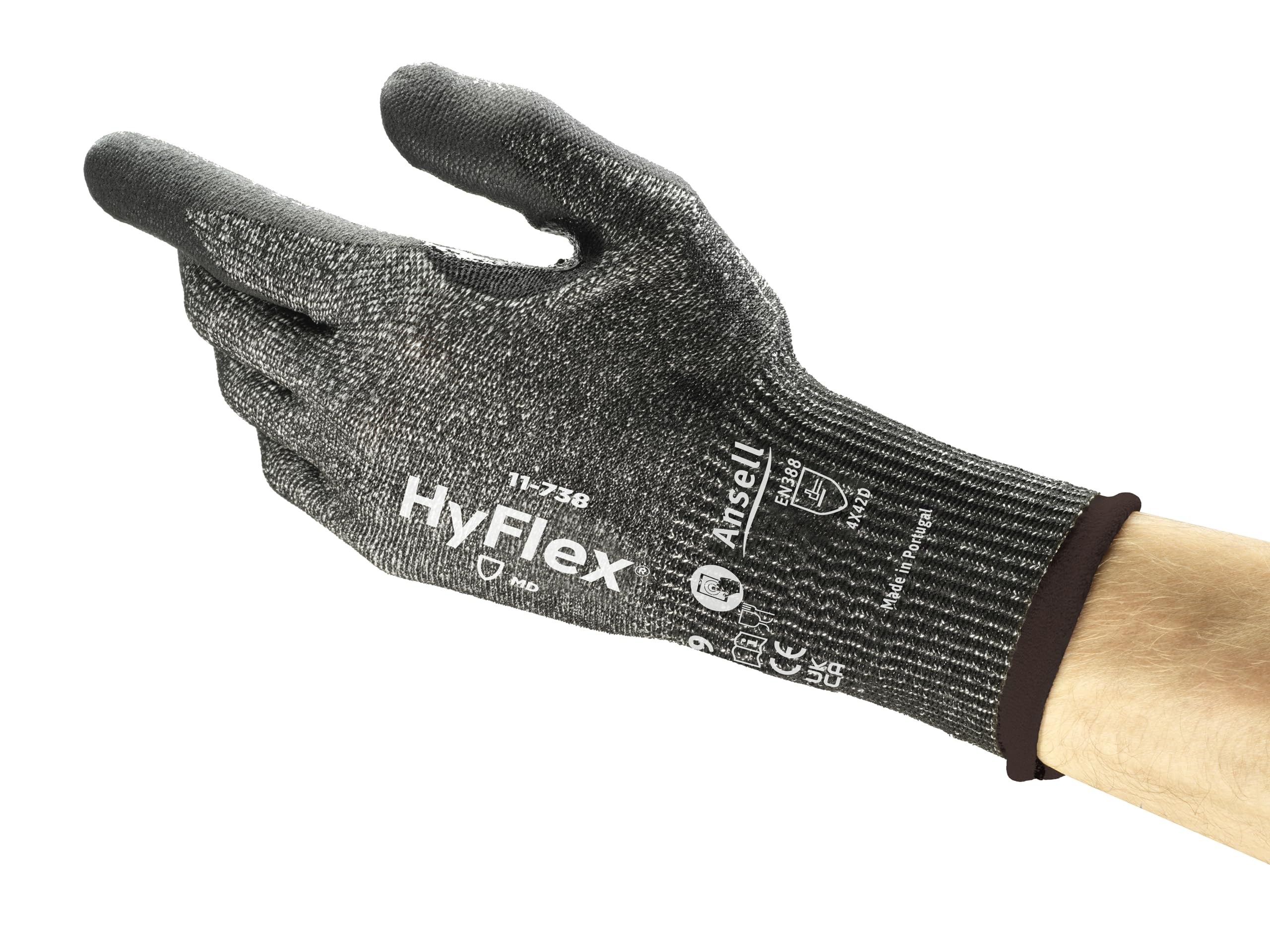 ansell-hyflex-11-738-gants-de-travail-taille-6-xs-x12 image 1