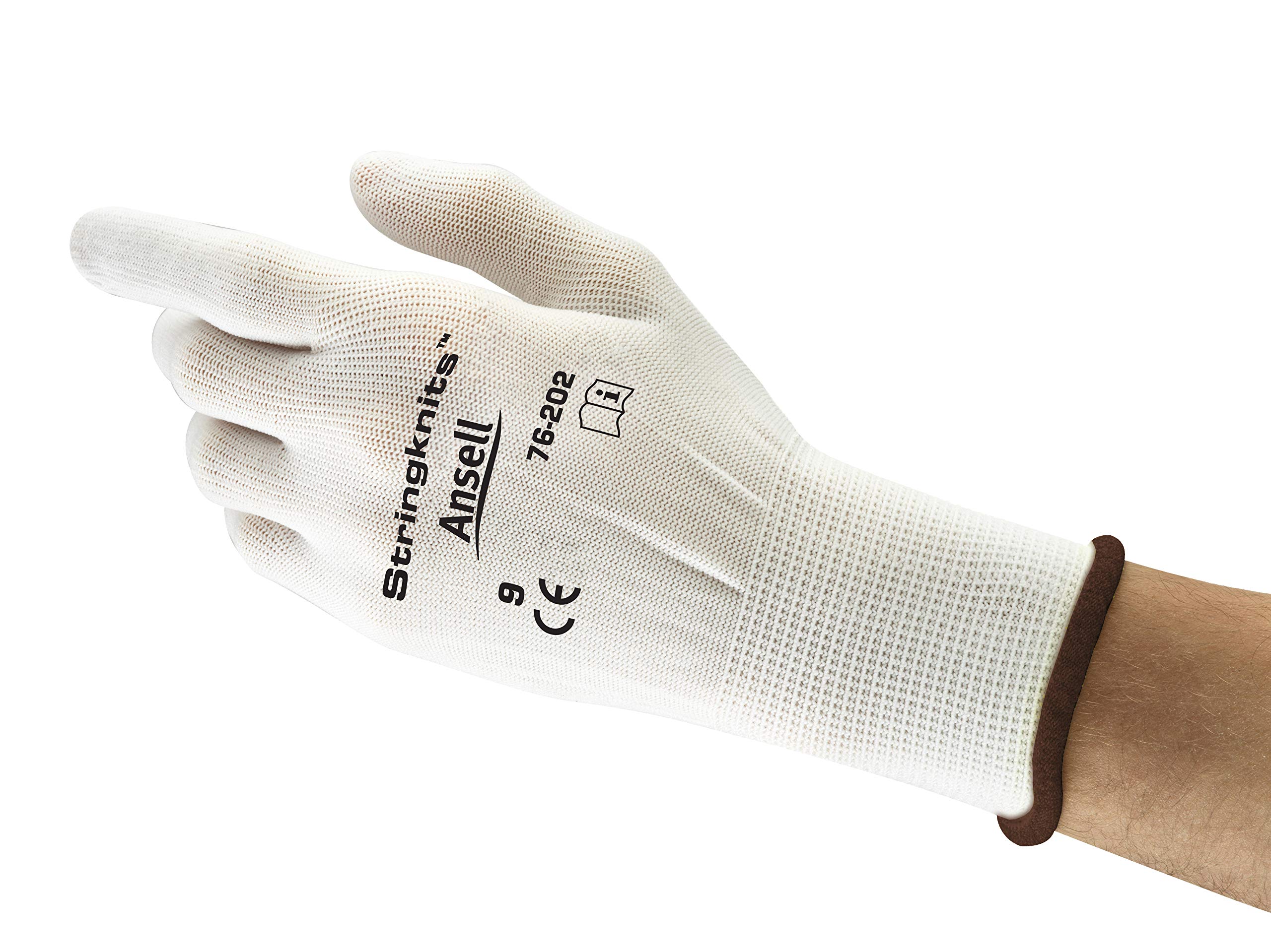 ansell-edge-76-200-gants-coton-blanc-s-12-paires-sans-couture image 2