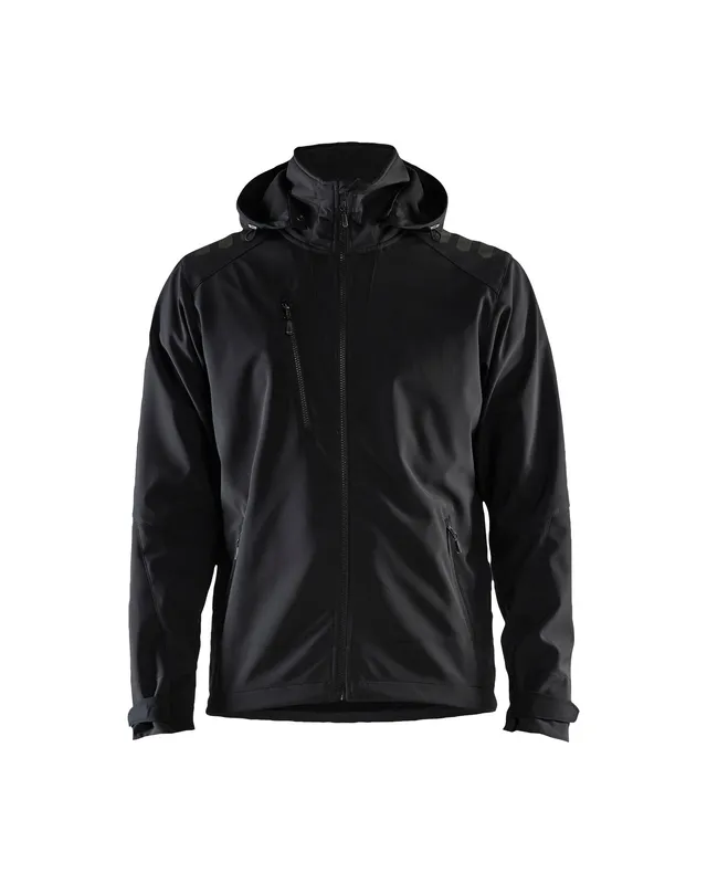 blaklader-olympus-stretch-veste-softshell-noir-noir-imperm-able image 1