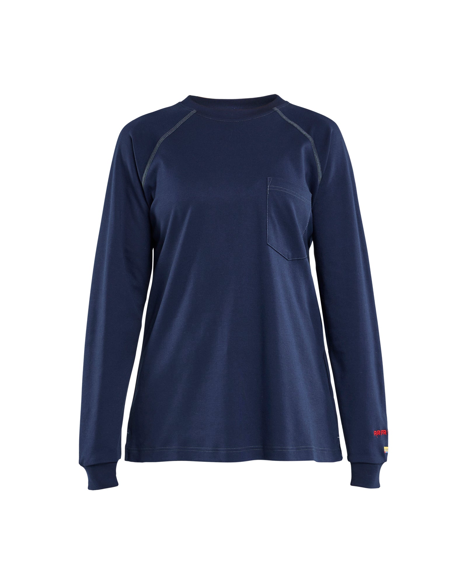 blaklader-shirts-chemise-ignifug-e-femme-bleu-marine-manches-longues image 1