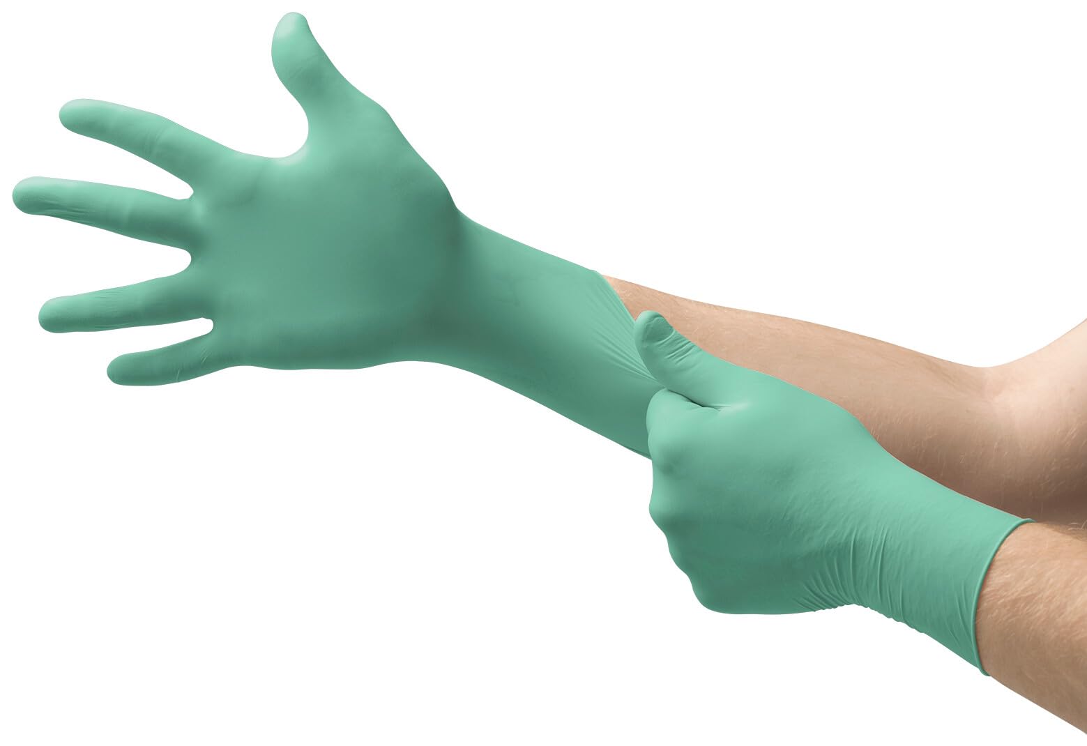 ansell-microflex-25-101-gants-jetables-n-opr-ne-verts-l-x100 image 8