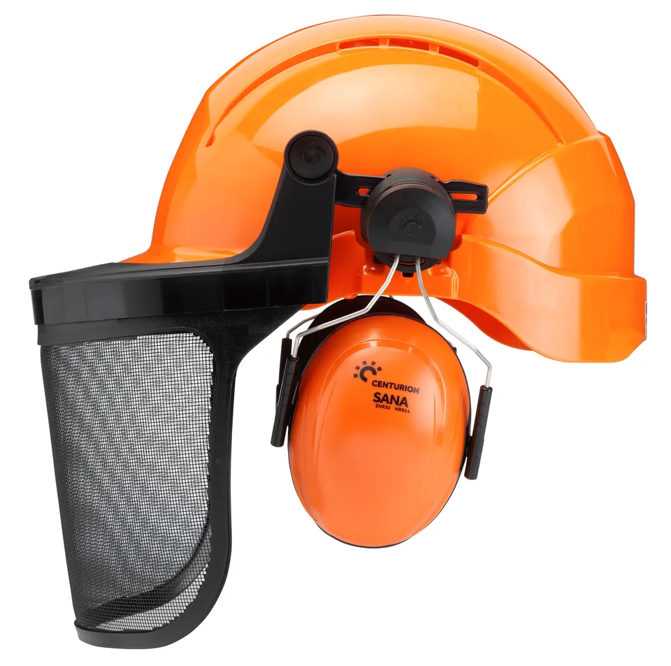 centurion-concept-kit-forestier-casque-visi-re-grillag-e-orange image 1