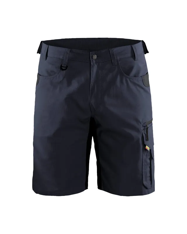 blaklader-ripstop-lite-short-travail-bleu-marine-respirant image 1