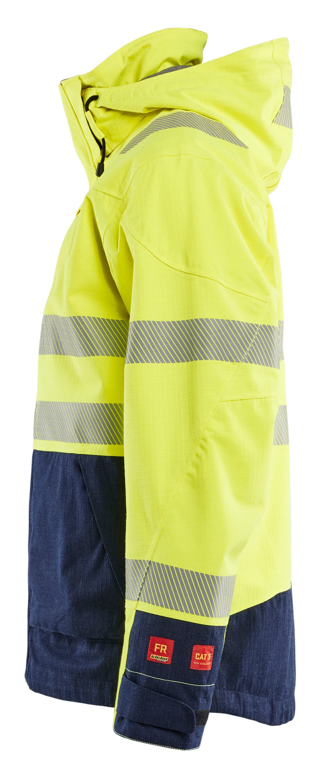 blaklader-shell-veste-haute-visibilit-fr-jaune-marine image 5