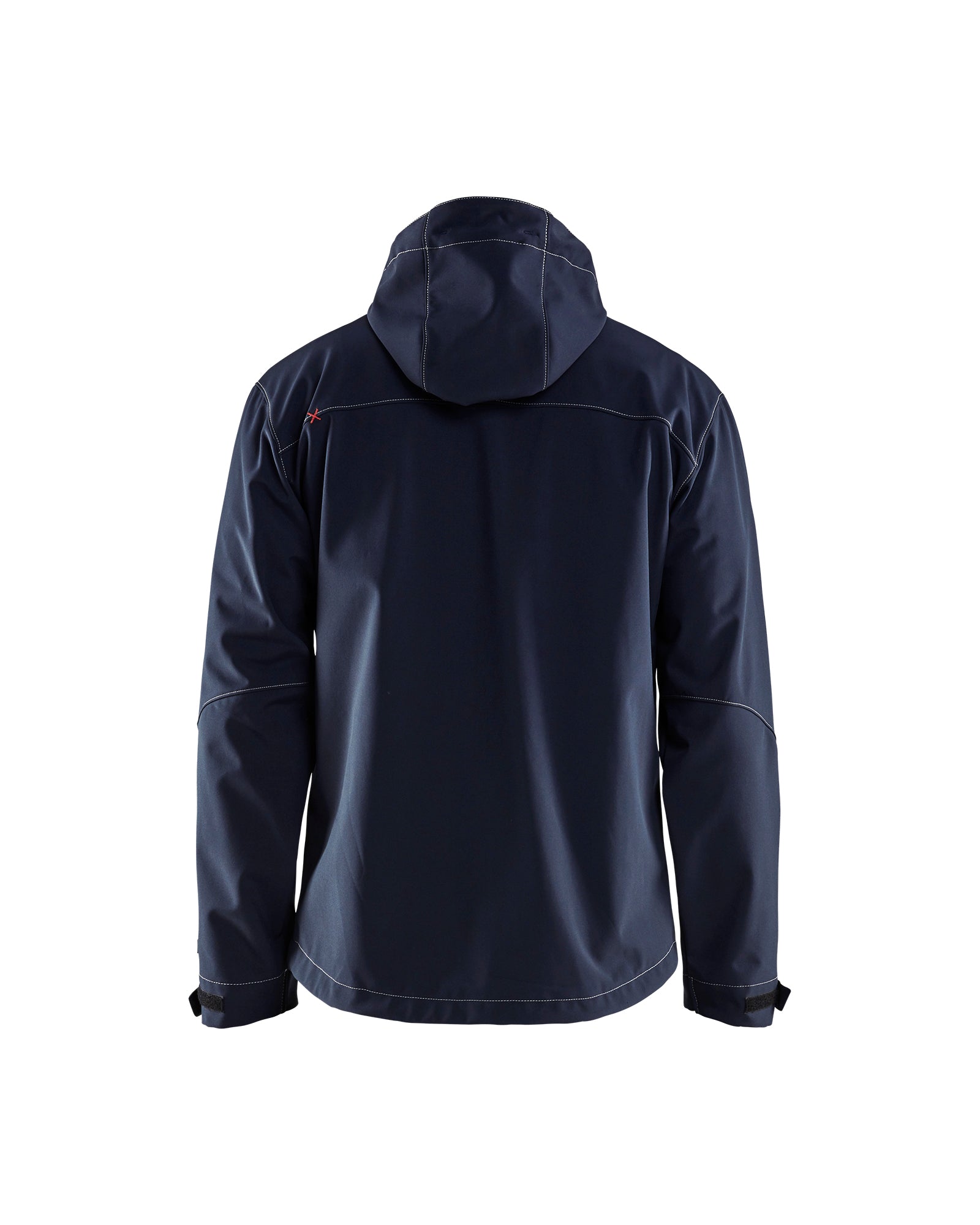 blaklader-kalispell-veste-softshell-bleu-marine-rouge-imperm-able image 2