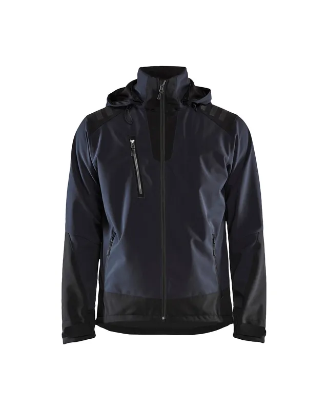 blaklader-olympus-veste-softshell-marine-noir-stretch image 1