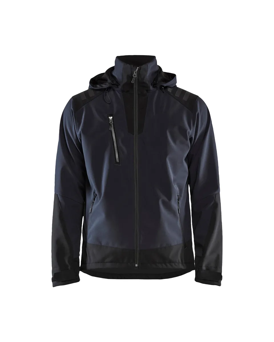 blaklader-olympus-veste-softshell-marine-noir-stretch image 1