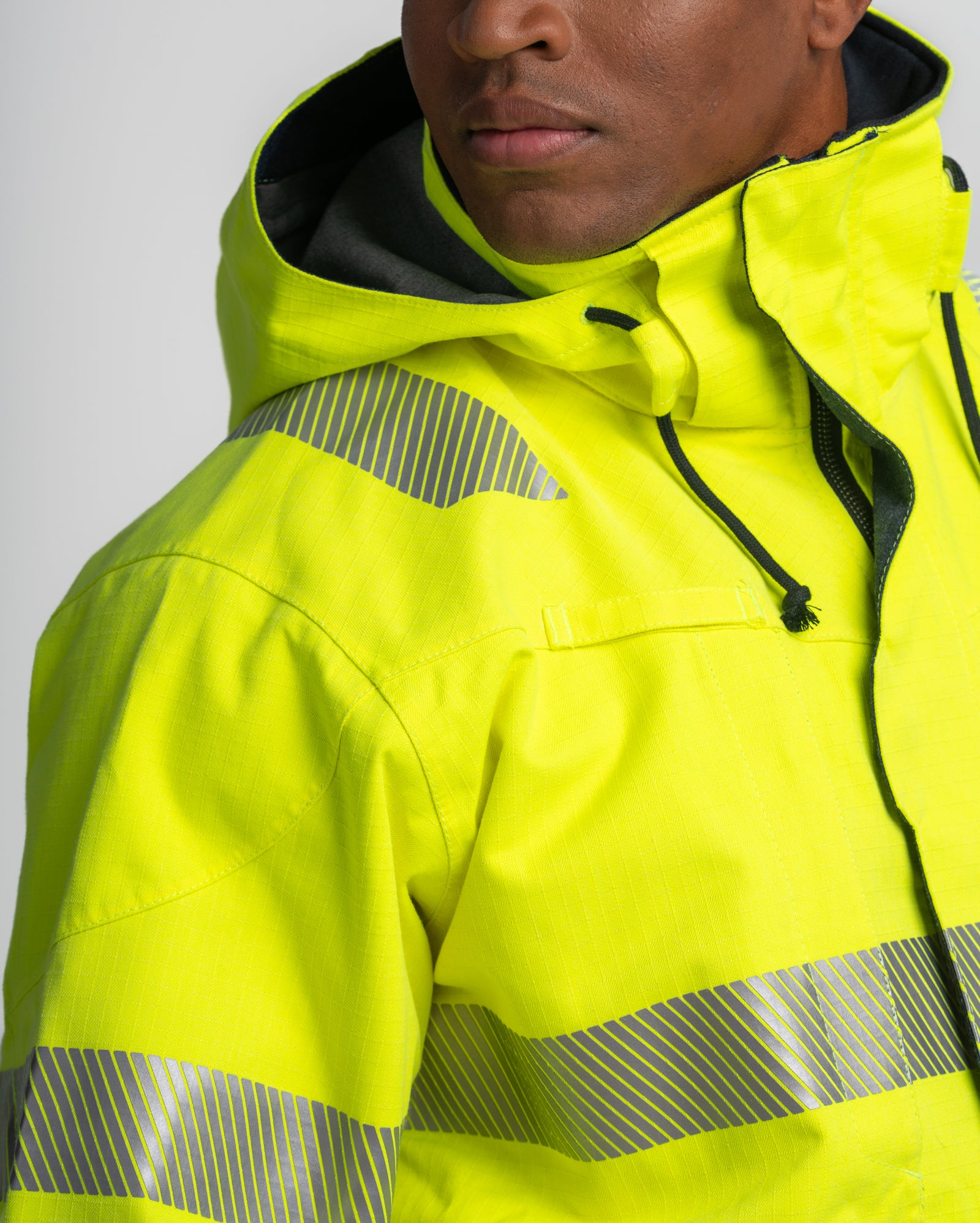 blaklader-shell-veste-haute-visibilit-fr-jaune-marine image 7