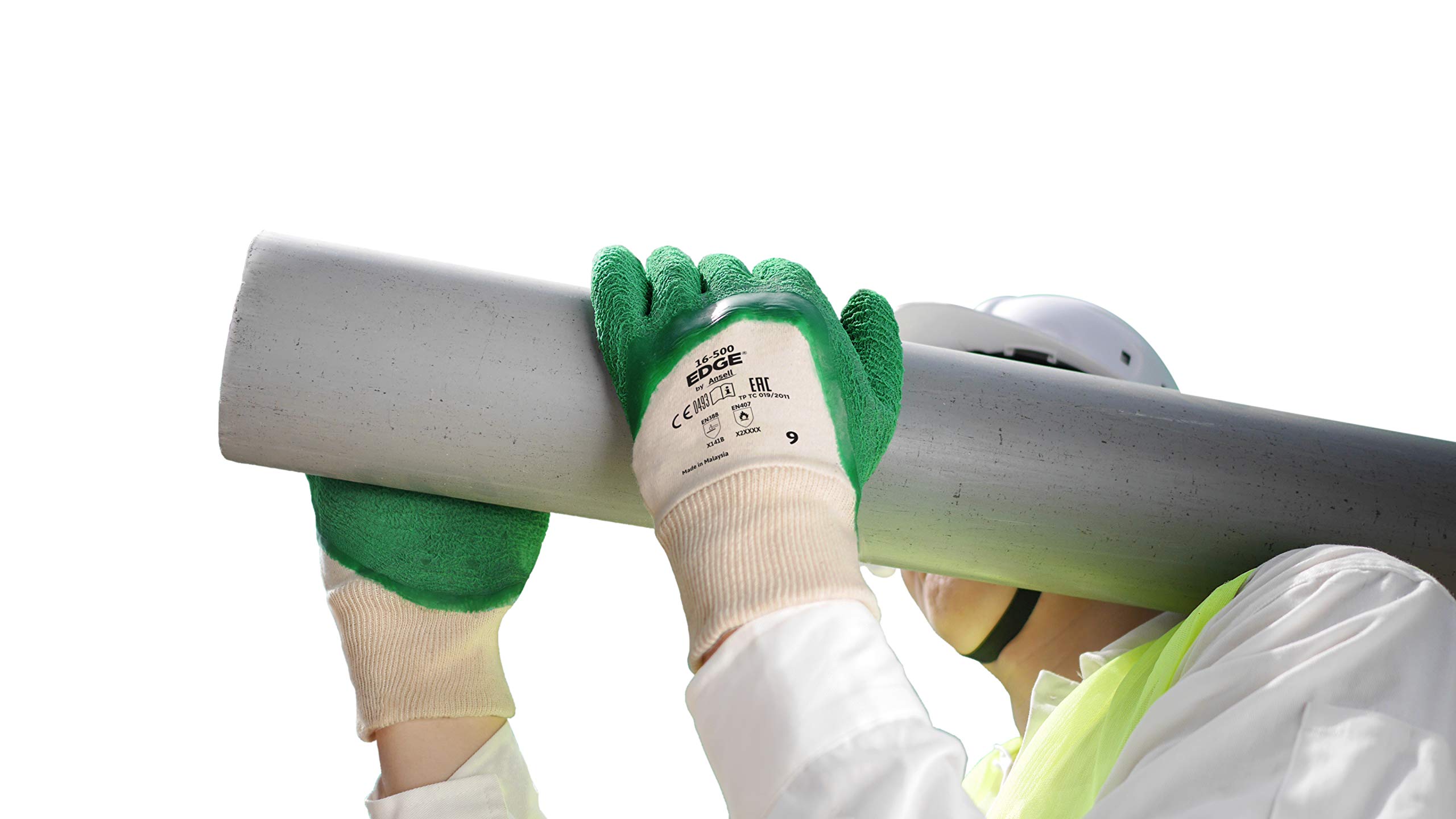 ansell-edge-16-500-gants-de-travail-vert-s-lot-12-adh-rence image 6