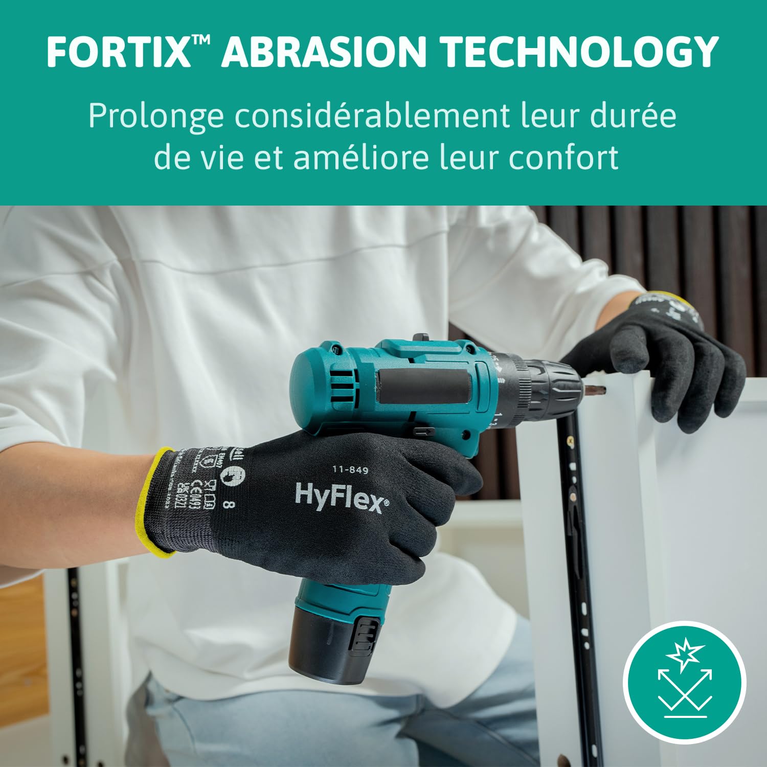 ansell-hyflex-11-849-gants-montage-noir-taille-xs-lot-12-respirant image 6