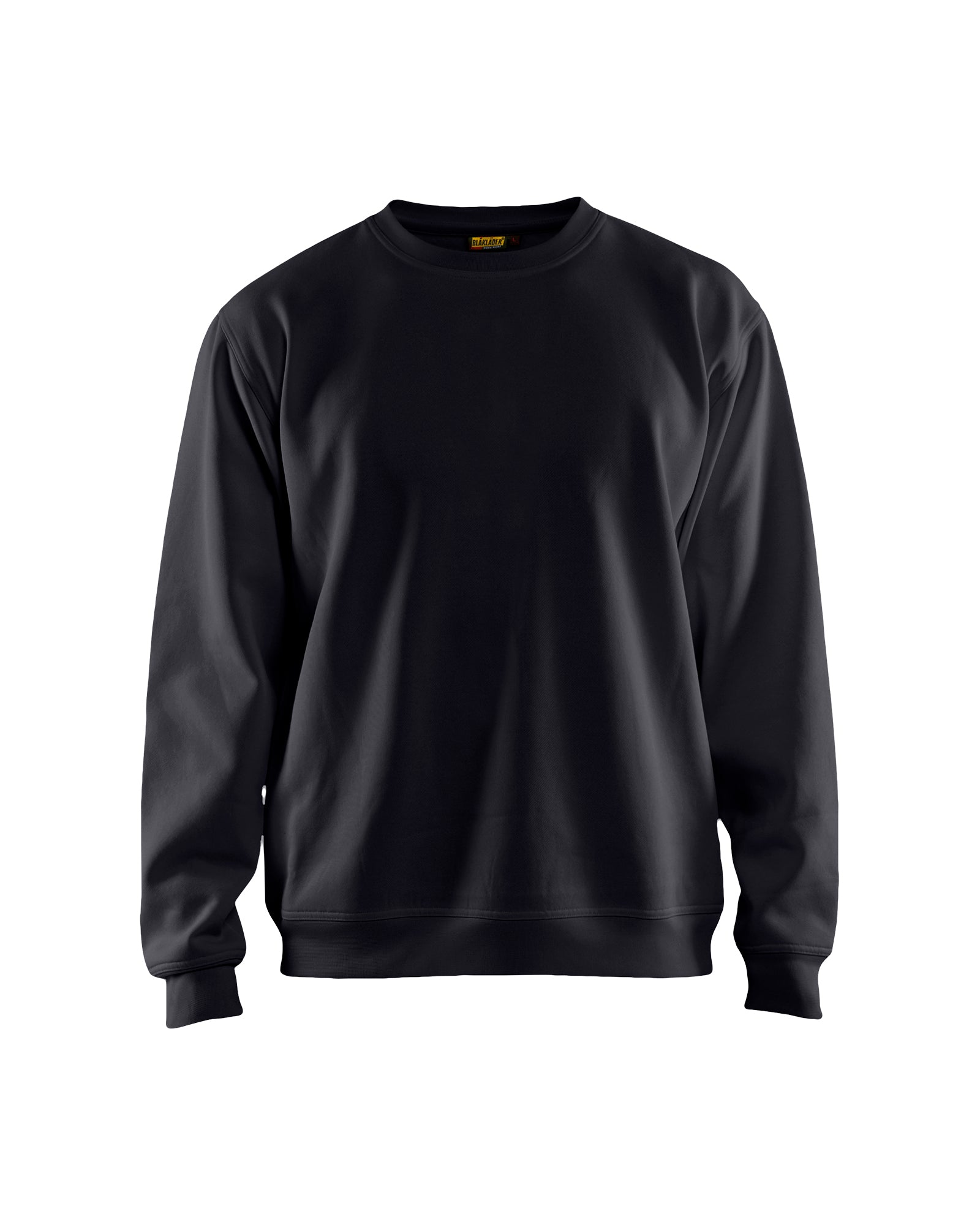 blaklader-blanks-sweat-col-rond-noir-coton image 1