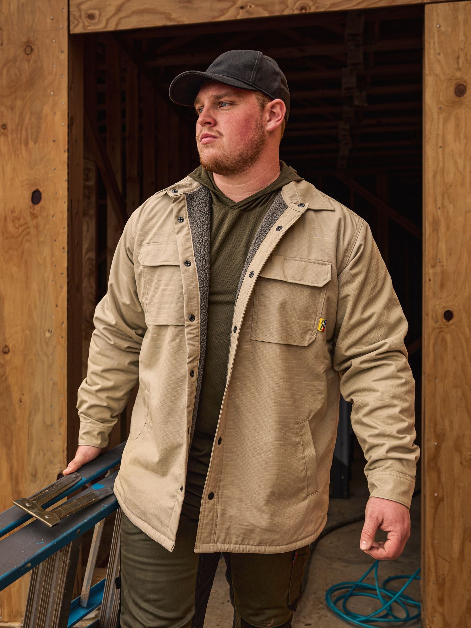 blaklader-ripstop-veste-travail-bleu-marine-doubl-e image 8