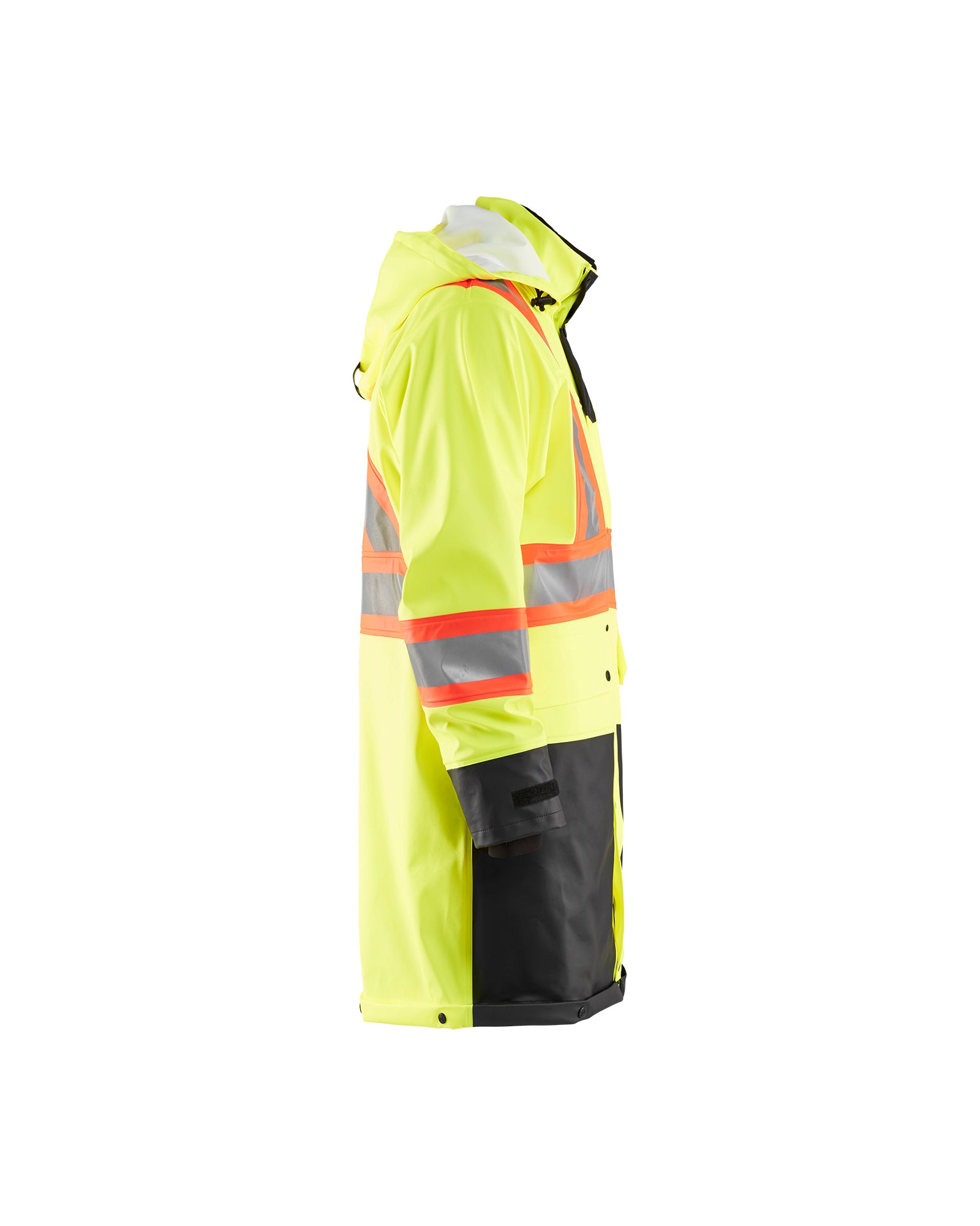 blaklader-hi-vis-manteau-pluie-jaune-noir-imperm-able image 3