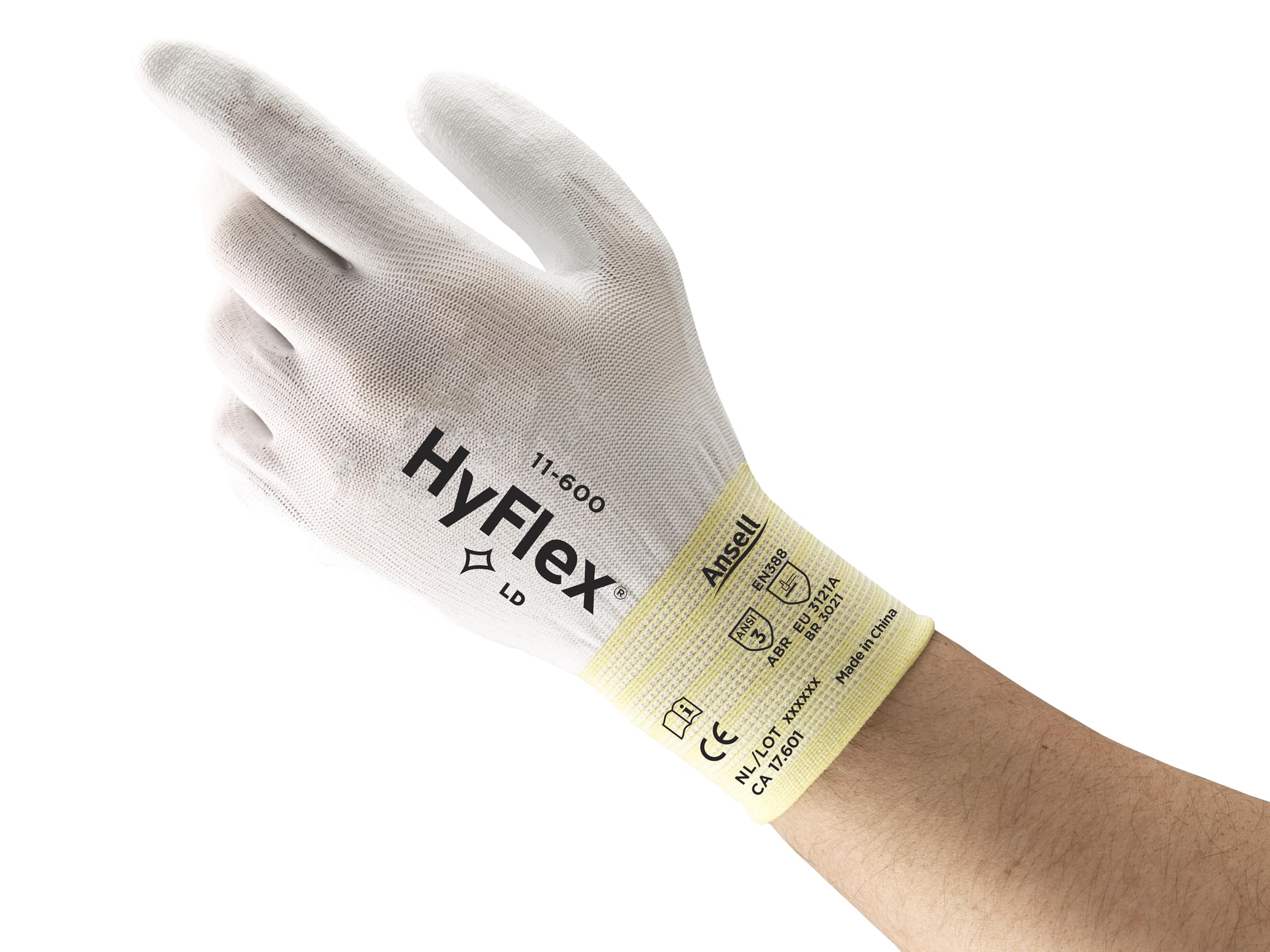 ansell-hyflex-11-601-gants-nylon-noirs-taille-l-lot-12 image 6