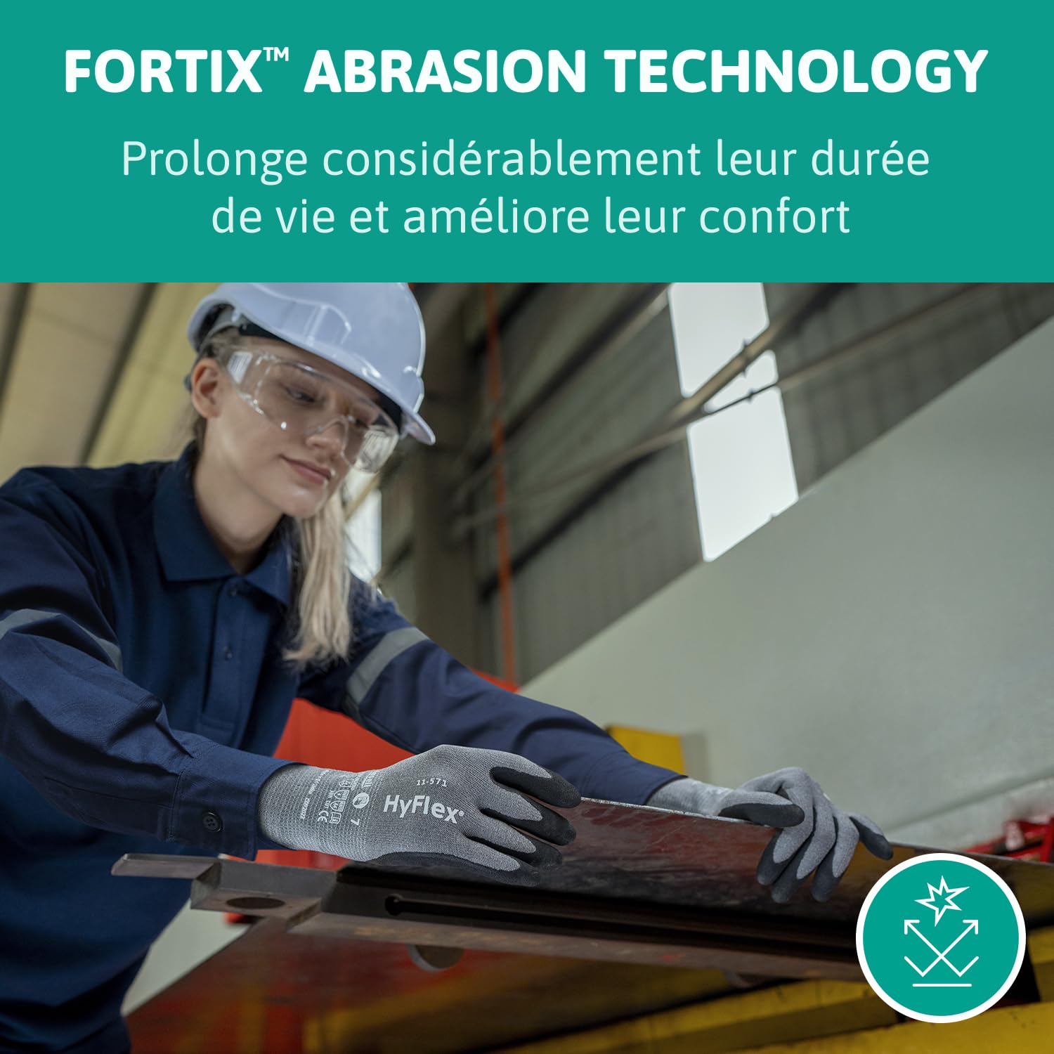 ansell-hyflex-11-571-gants-anti-coupure-gris-taille-s-x12 image 6