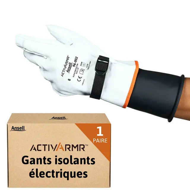 ansell-activarmr-96-002-surgants-cuir-lectricien-taille-9-25-cm image 1
