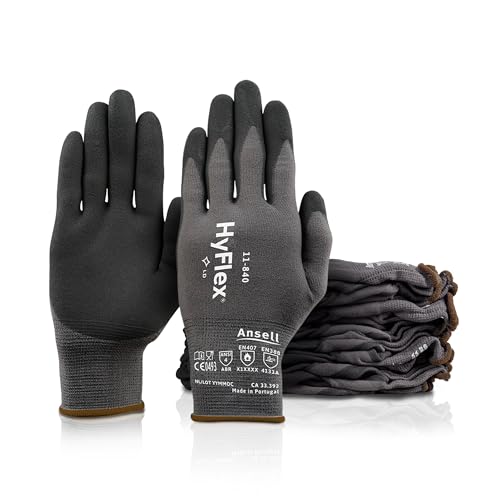 ansell-hyflex-11-840-gants-nitrile-noir-2xl-12-paires-abrasion image 5