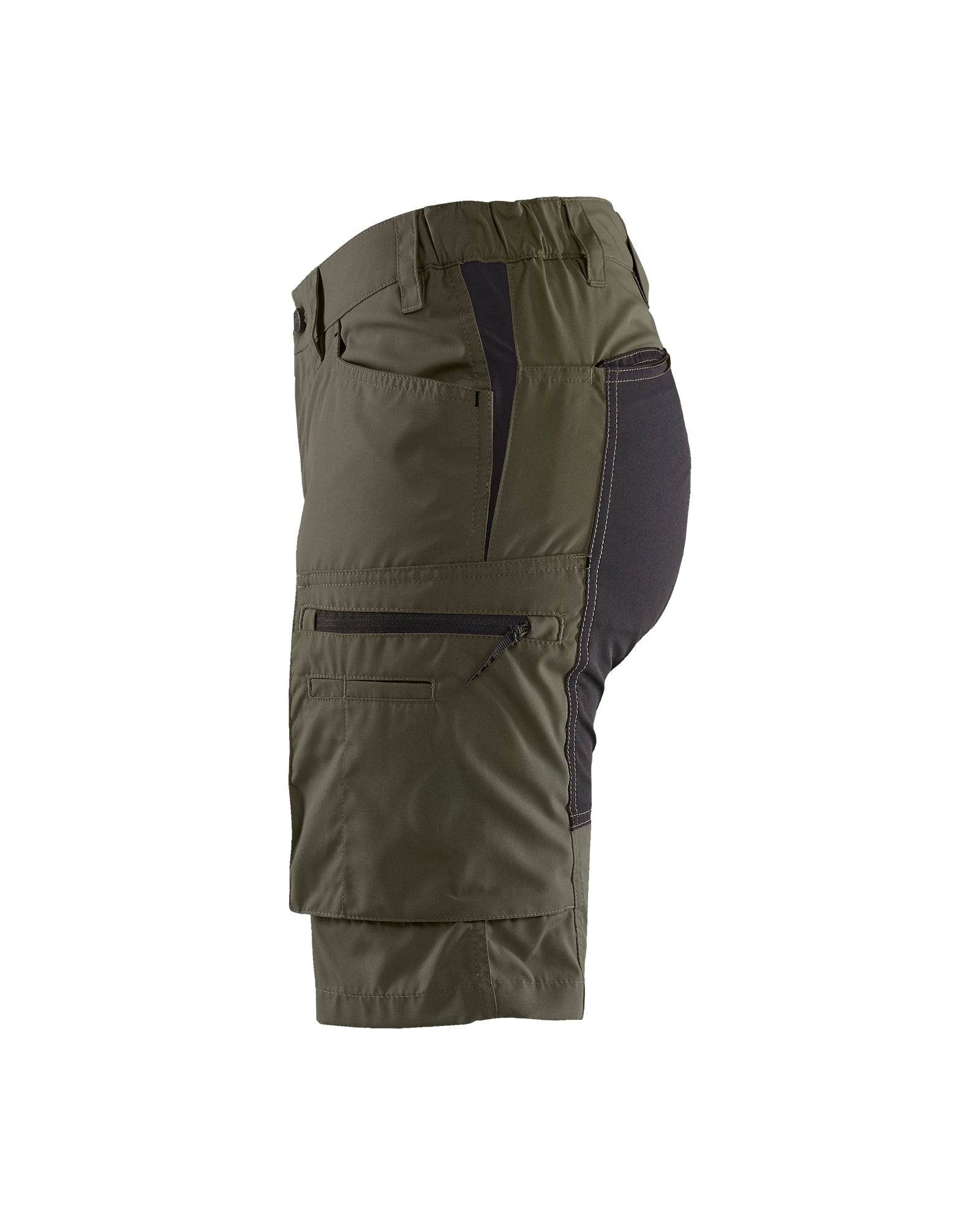 blaklader-shorts-stratus-lite-short-femme-olive-stretch image 4
