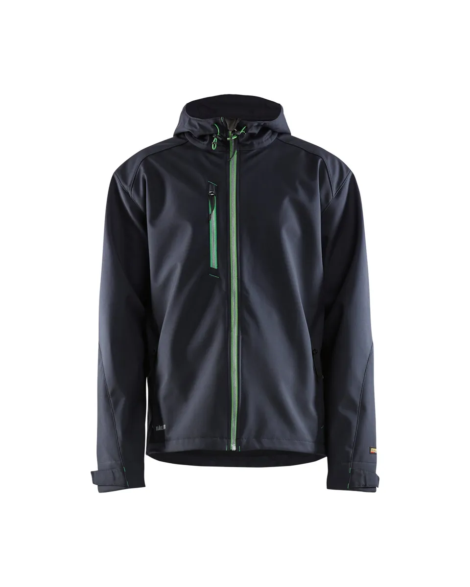 blaklader-kalispell-veste-softshell-marine-vert-imperm-able image 1