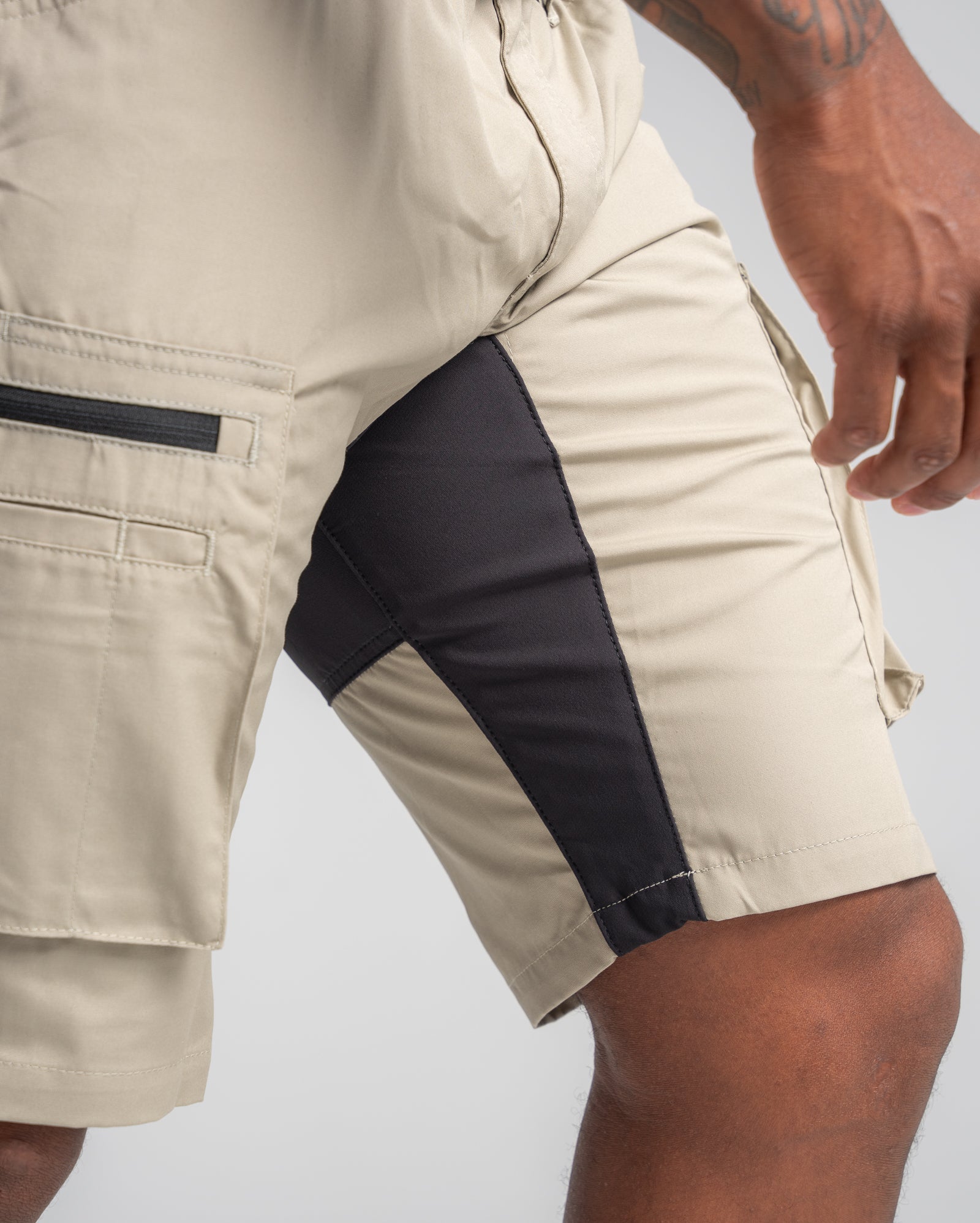 blaklader-stratus-lite-short-travail-vert-olive-noir-stretch image 6