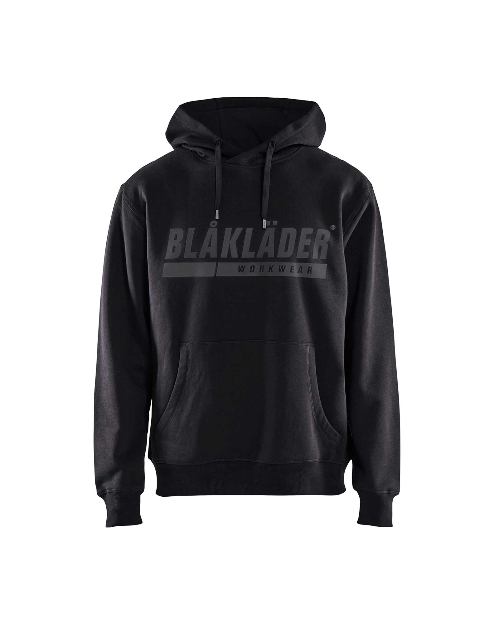 blaklader-hoodie-sweat-capuche-homme-coton-lourd-noir image 1