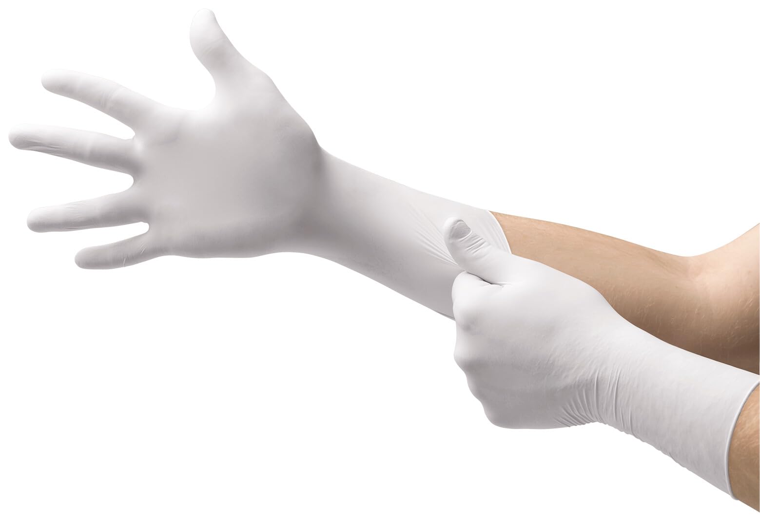 ansell-touchntuff-gants-polyisopr-ne-83-300-blanc-8-5-20-paires image 1