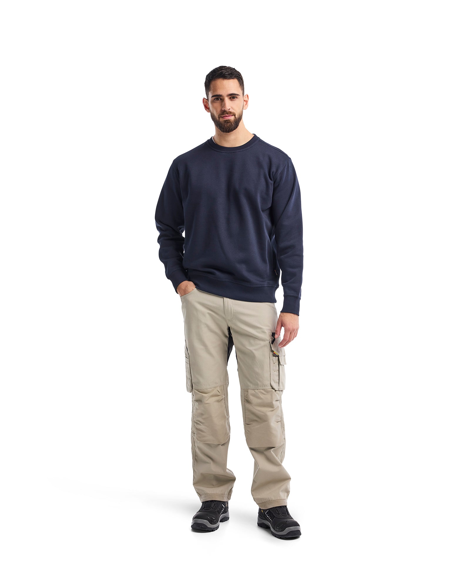 blaklader-blanks-sweatshirt-coton-bleu-marine-l image 5