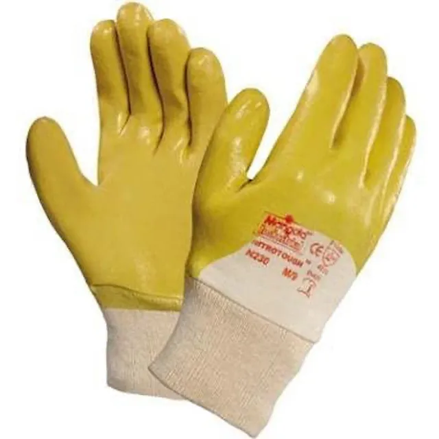 ansell-activarmr-47-401-gants-de-travail-jaune-taille-l-12-paires image 1