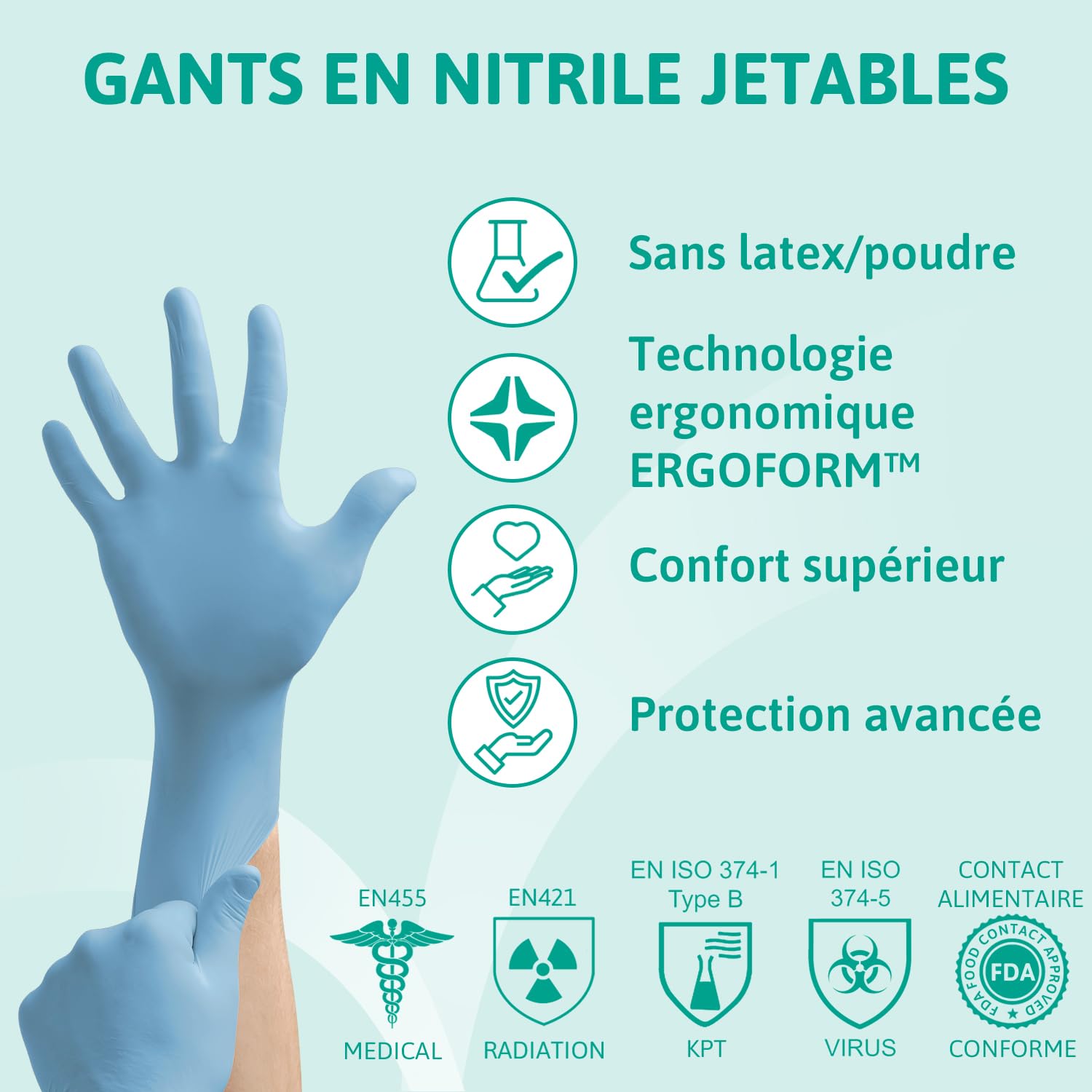 ansell-microflex-92-134-gants-nitrile-bleu-taille-l-lot-100 image 2