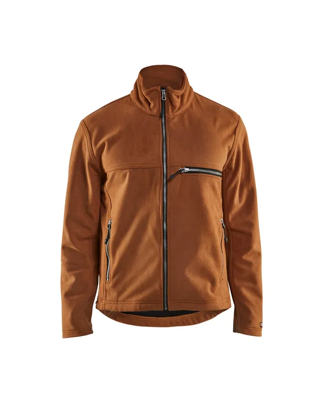 blaklader-veste-polaire-travail-homme-marron-storm-fleece image 1