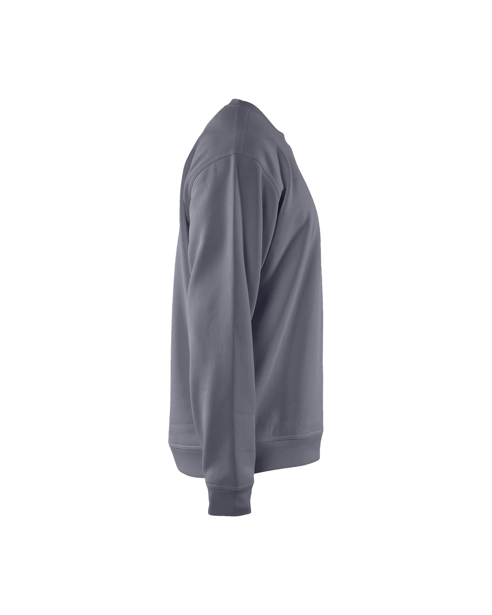blaklader-blanks-sweatshirt-gris-coton-col-rond image 3