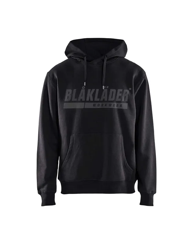 blaklader-hoodie-sweat-capuche-homme-coton-lourd-noir image 1