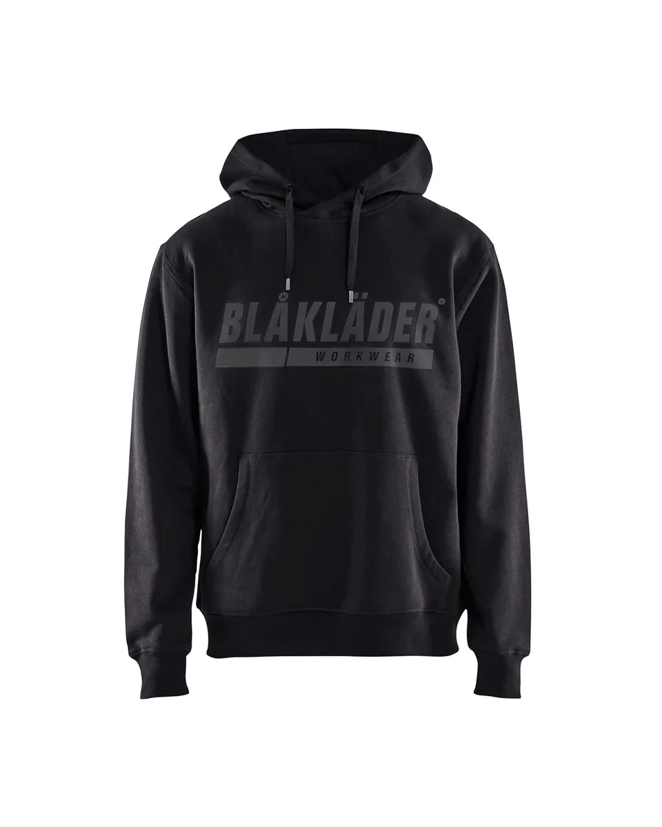 blaklader-hoodie-sweat-capuche-homme-coton-lourd-noir image 1
