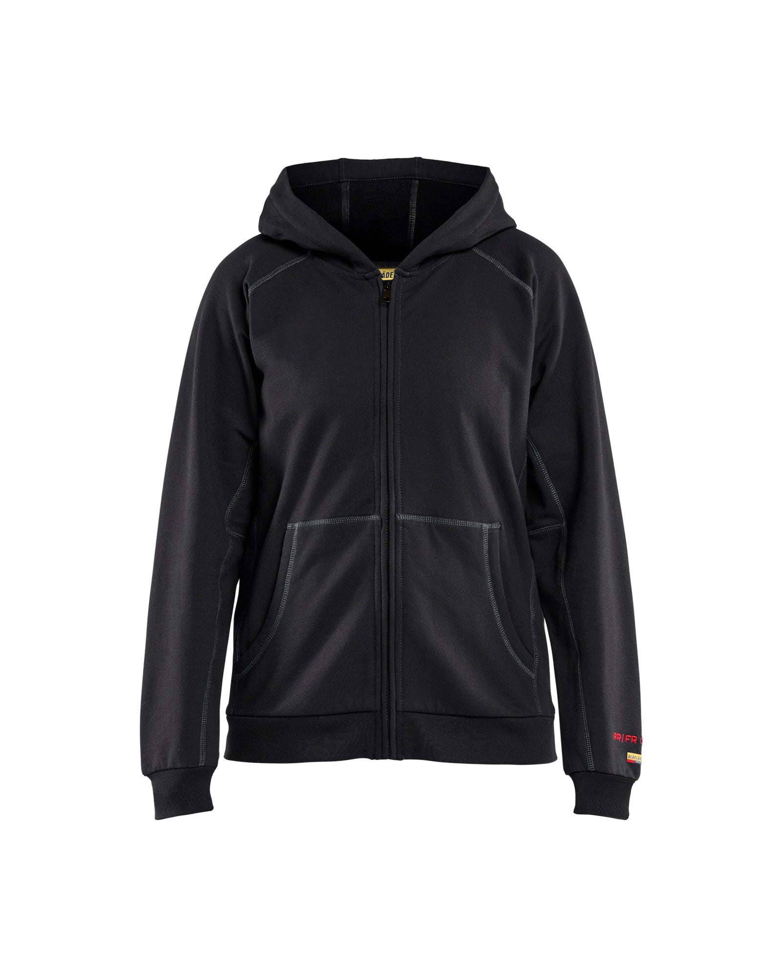 blaklader-hoodies-sweat-capuche-zipp-femme-ignifug-noir image 1