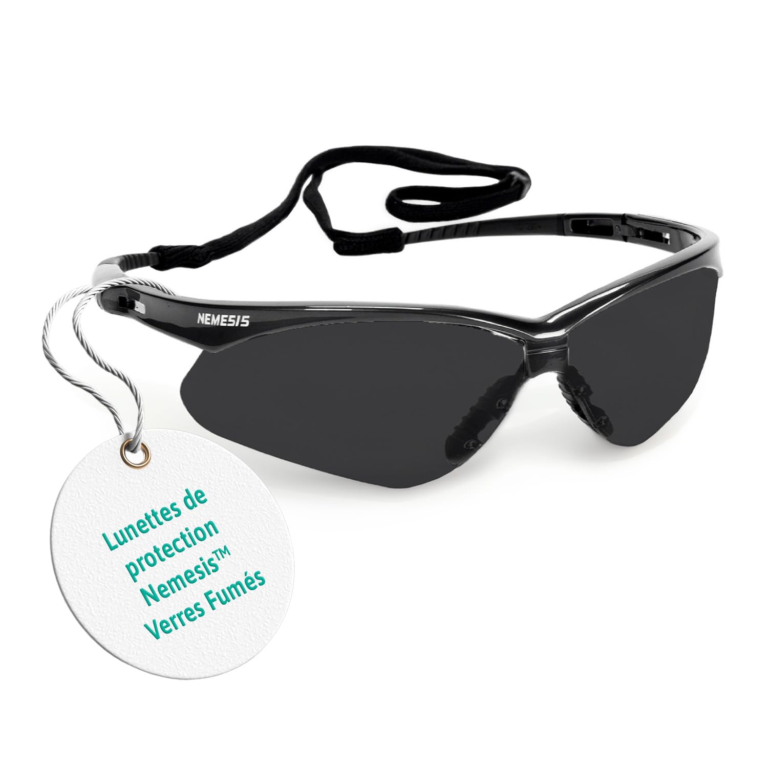 kleenguard-nemesis-lunettes-s-curit-verres-fum-s-monture-noire image 1