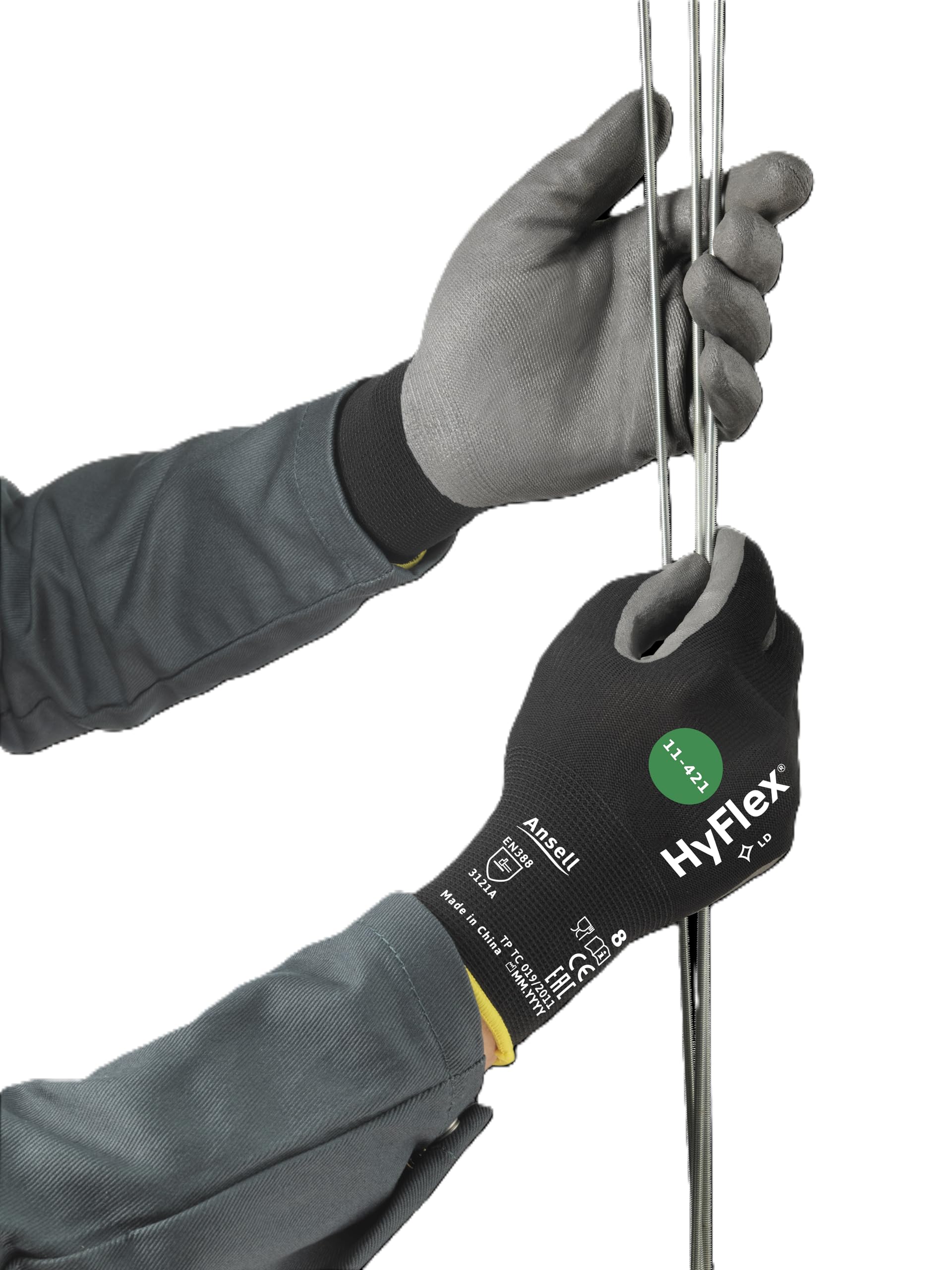 ansell-hyflex-11-421-gants-gris-fins-taille-7-s-x12 image 5