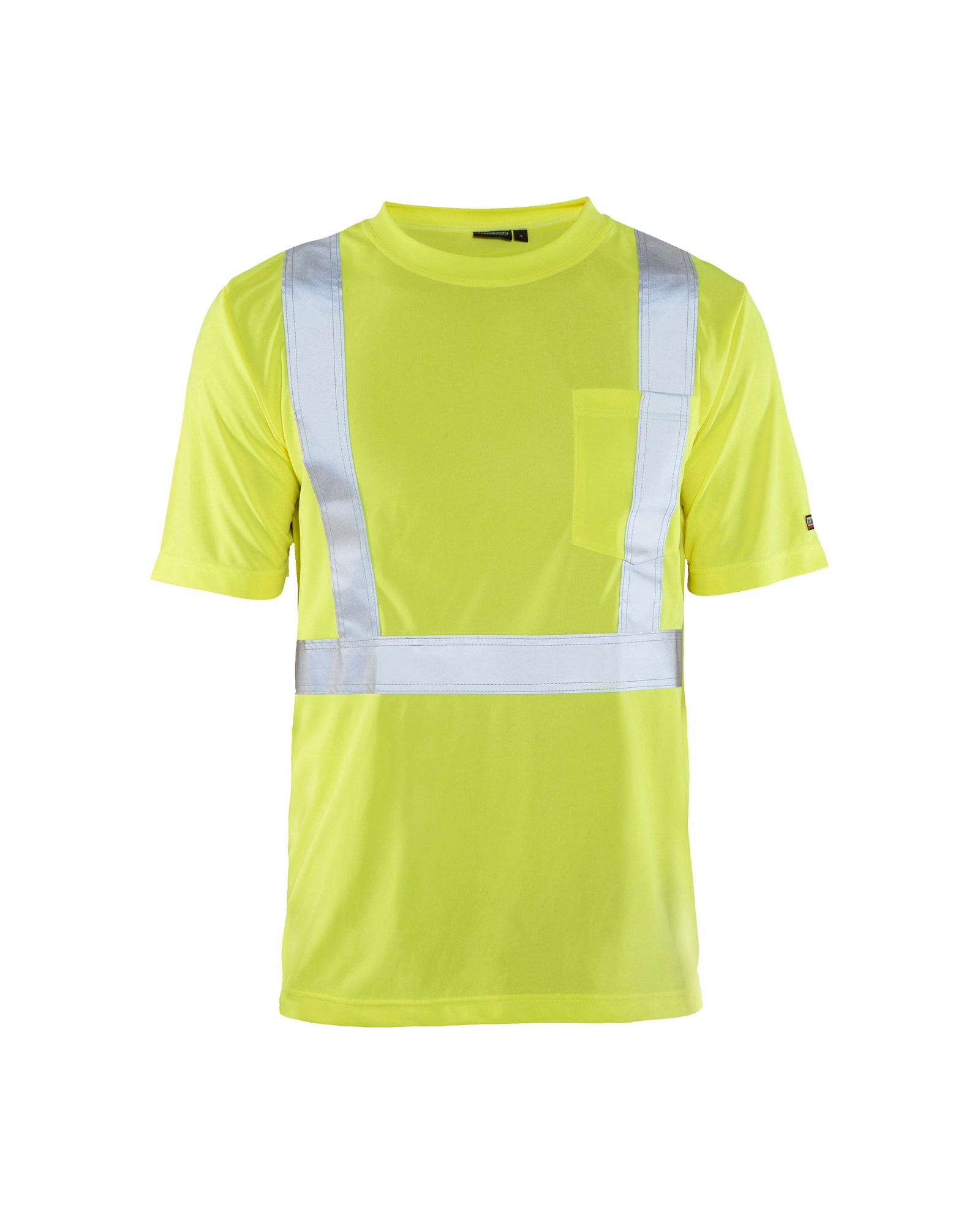 blaklader-hi-vis-pocket-t-shirt-t-shirt-jaune-poche image 1
