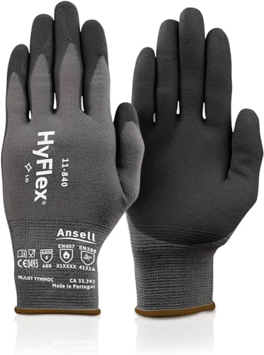 ansell-hyflex-11-840-gants-nitrile-noir-taille-6-anti-abrasion image 3
