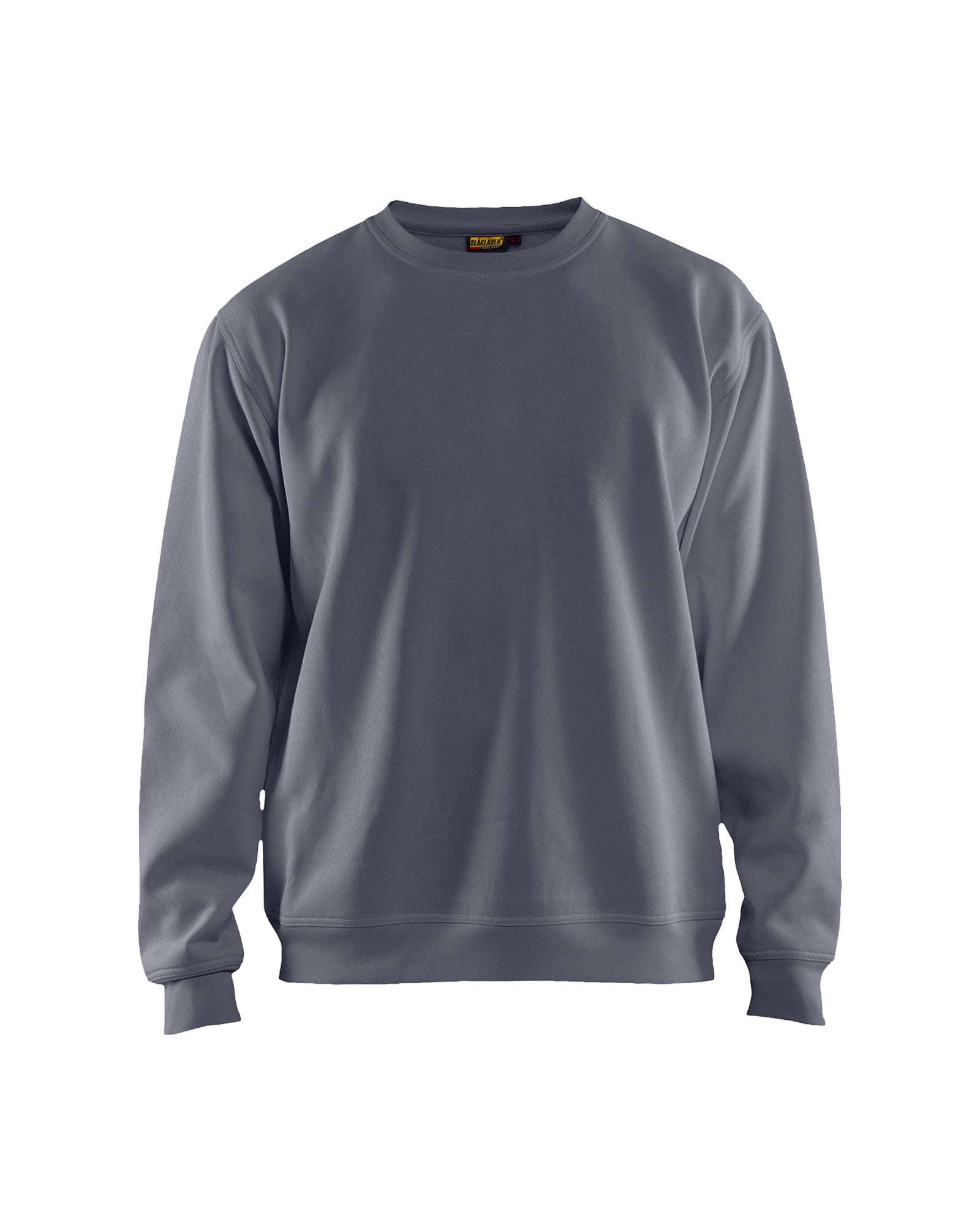 blaklader-blanks-sweatshirt-gris-coton-col-rond image 1