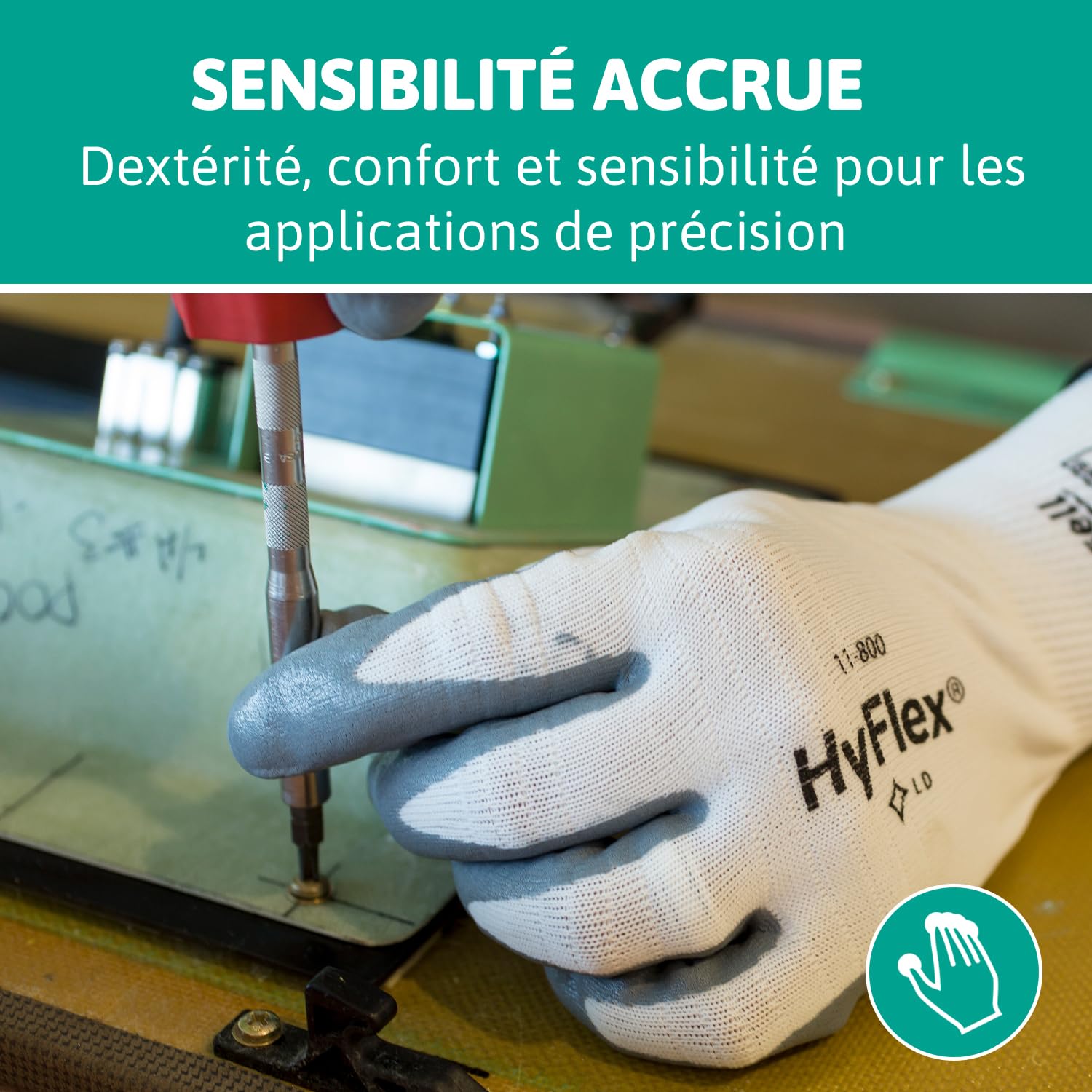 ansell-hyflex-11-800-gants-nitrile-blancs-taille-6-xs image 5