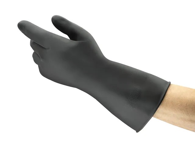 ansell-alphatec-87-118-gants-latex-chimique-noir-taille-xl image 1