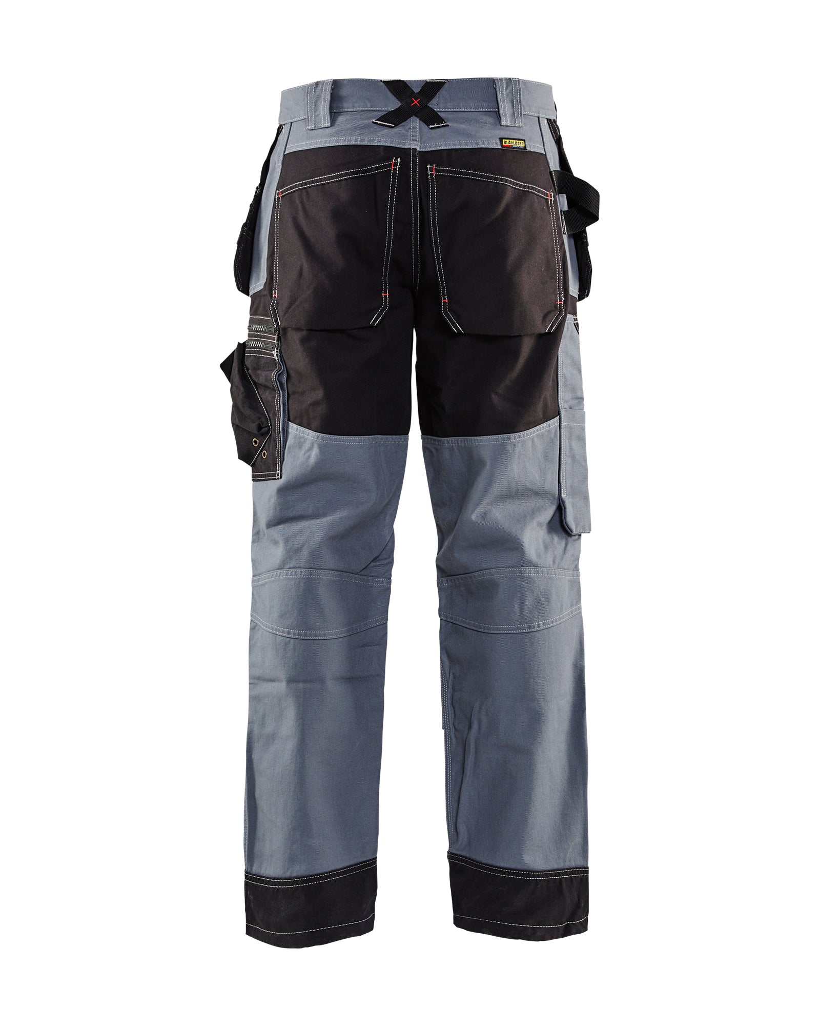 blaklader-x1600-max-pantalon-de-travail-gris-noir-toile-lourde image 2