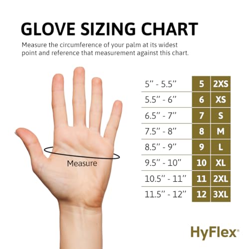 ansell-hyflex-11-840-gants-nitrile-noir-2xl-12-paires-abrasion image 8
