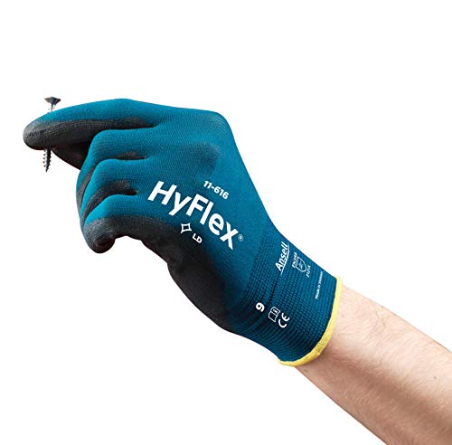ansell-hyflex-11-616-gants-nylon-bleus-taille-s-lot-12 image 8