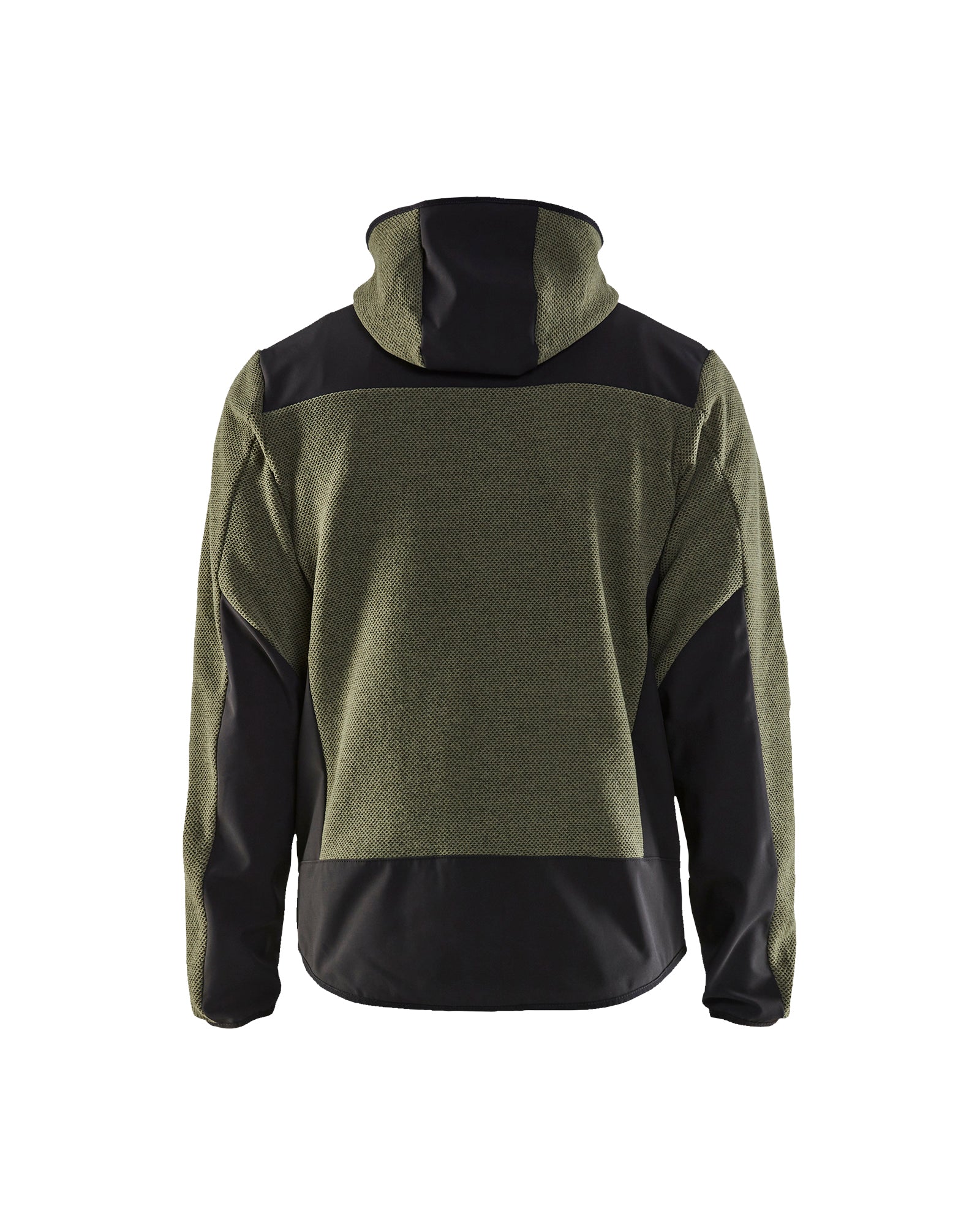 blaklader-veste-polaire-tricot-e-vert-automne-noir image 2