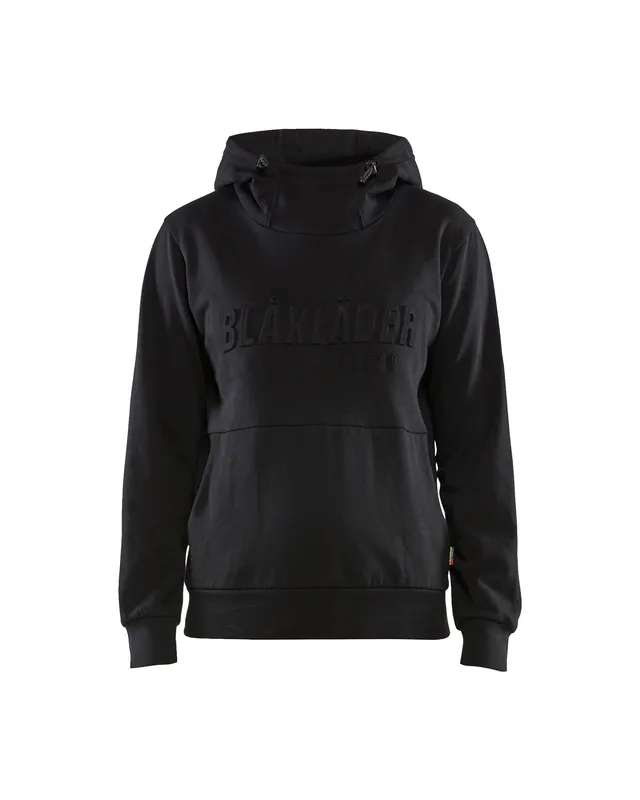 blaklader-3d-sweat-capuche-femme-noir-coton-pais image 1