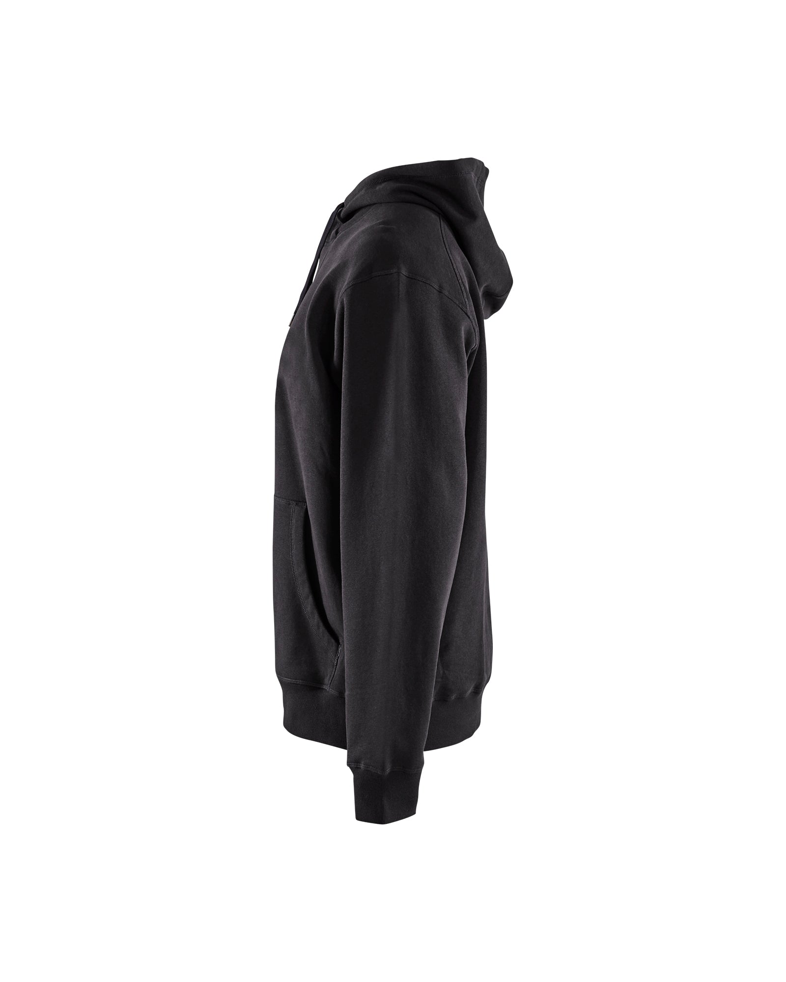 blaklader-blanks-sweat-capuche-noir-coton-poche-kangourou image 3