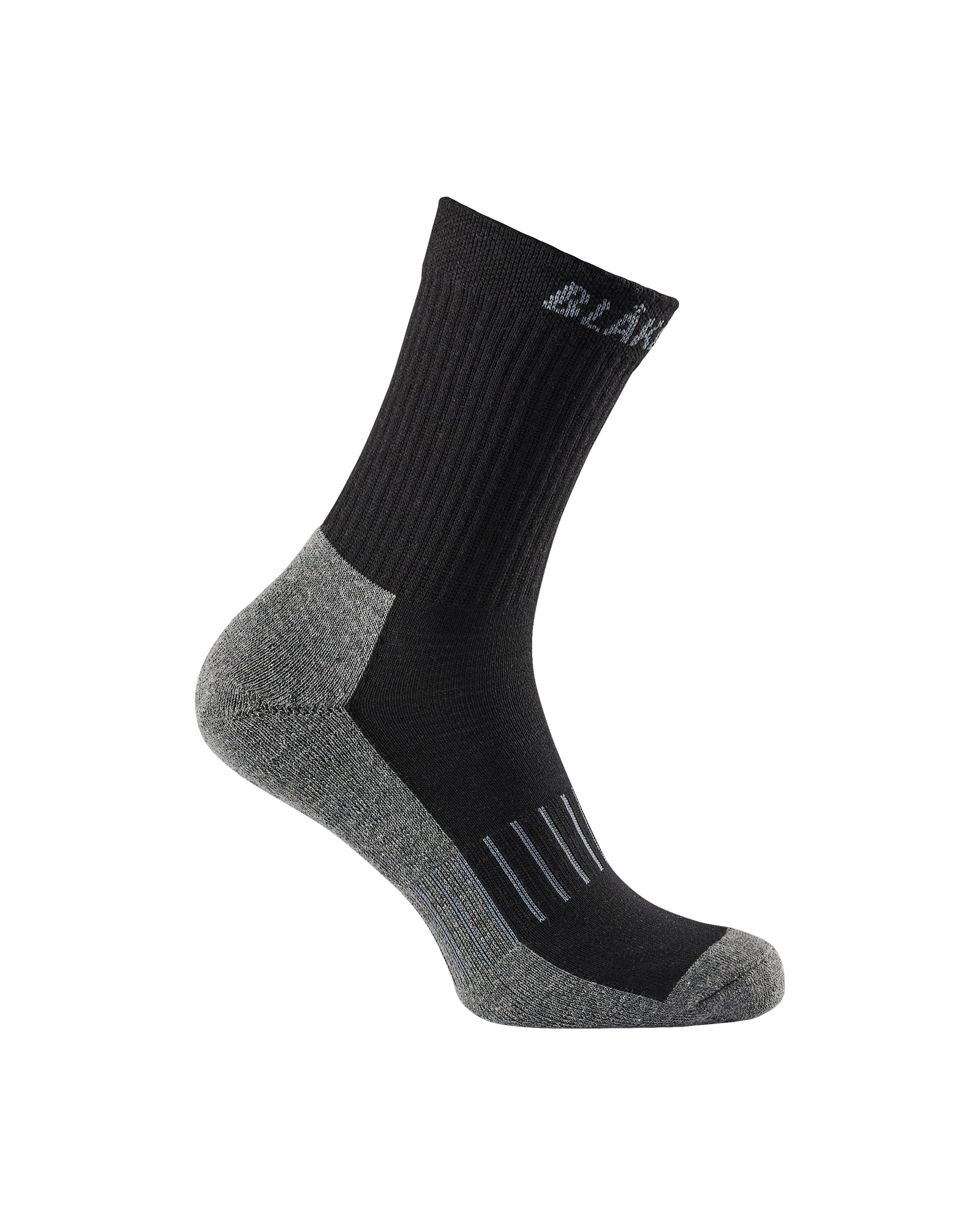 blaklader-socks-chaussettes-coton-noir-gris-lot-de-3 image 1